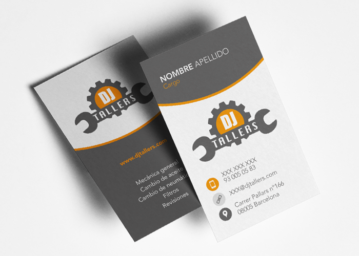 Tarjetas personalizadas de contacto corporativas de DJ